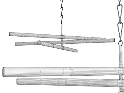 HUNTINGTON CHANDELIER Low-poly 3D model