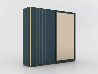 ENZA HOME  Elegante Wardrobe 3D Model 3D model