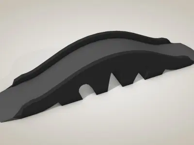 Low Poly Structures 3D model