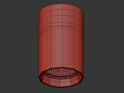 WOOD lamp 3D model get