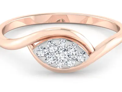 Light Weight Modern Ring  3D print model