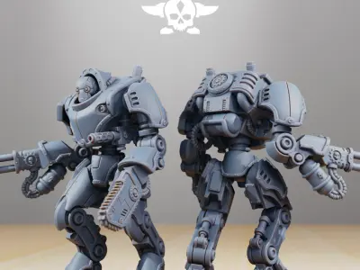 Scavenger Bracers 3D print model