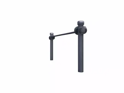 3d High Render Cable Barrier Service For Public Place 3D model