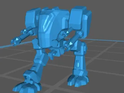 Starcraft Goliath 3D print model