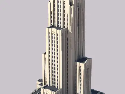 Cathedral of Learning 3D print model