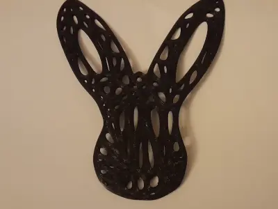 bunny card 3D print model