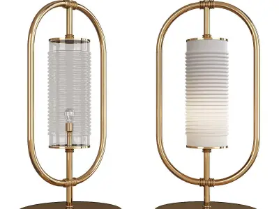 Yves Table Lamp Low-poly 3D model