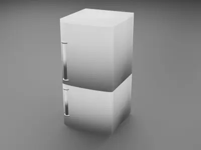 freezer Low-poly 3D model