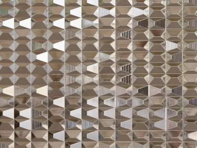 Silver Metal Pattern PBR Seamless Texture