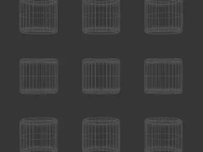 Glass material set 3D model
