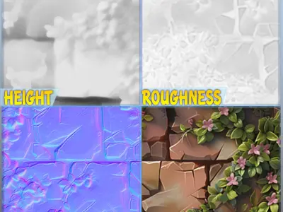 Stylized Wall Seamless Texture Texture