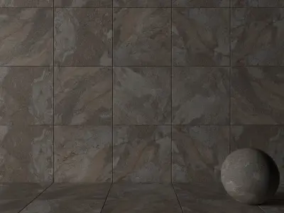 Stone Wall Tiles Rajasthan Black 80x80 Set 2 Texture