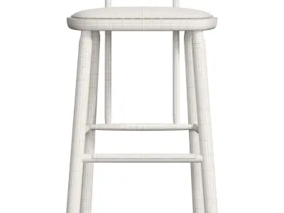 Oiseau Kitchen Stool 3D model