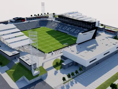 Dicks Sporting Goods Park - Colorado Rapids Stadium 3D model