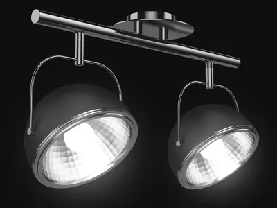 Ceiling Halogen 6 3D model