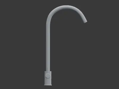 Chrome Mixer Tap 3D model