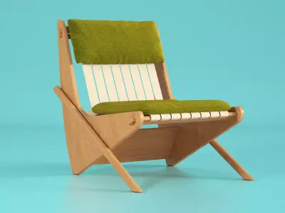 Boomerang chair 3D model