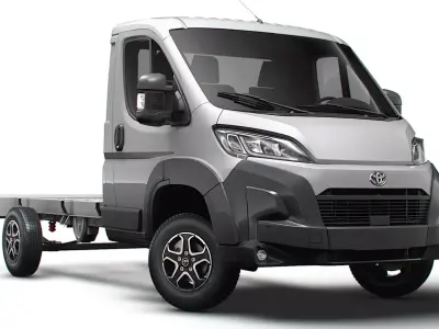Toyota ProAce Max Chassis SingleCab L2 2026 3D model