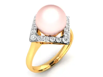 Women Ring  Render 3dm STL OBJ FBX Details 3D print model 379