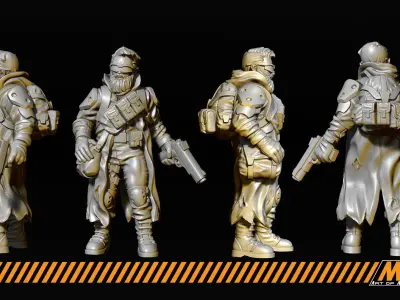 Apocalypse survivors 3D print model