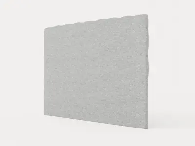 Royal Headboard 180 Cm Light Gray Low-poly 3D model