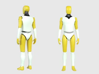 Humanoid AI Robot 3D model  3D model