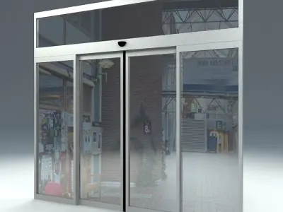 AUTOMATIC SLIDING DOOR Free 3D model