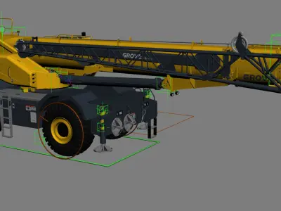  Manitowoc GRT8100 Rough Terrain Crane Rigged 