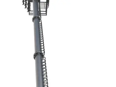 American Football Stadium 3D model