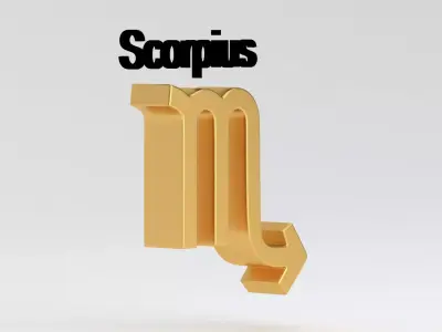 Astrological Sign scorpius 3D model