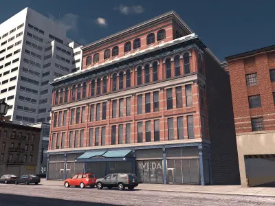 Dry Goods Low-poly 3D model