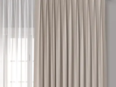 Curtain 2 3D model