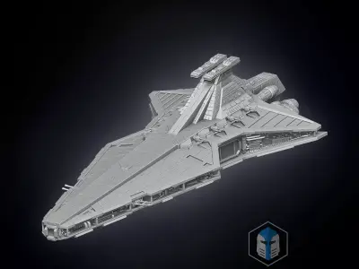 Clone Wars Venator Capital Ship 3D print model