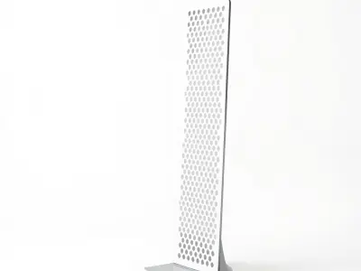 Modern Ventilation Panel D Model Pack for Architectural Design Low-poly 3D model