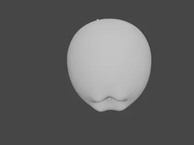 The Adams apple Low-poly 3D model Free low-poly 3D model
