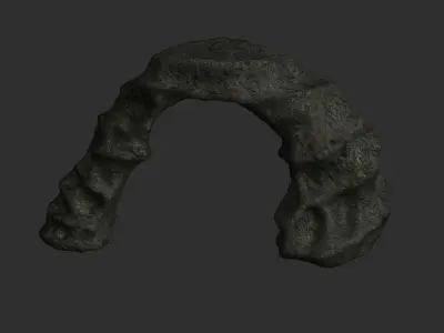 Small Arch - Cave Low-poly 3D model