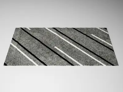 Contemporary Carpet - Rug 03 3D model