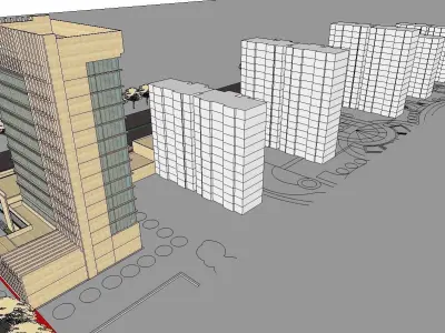 vacation spot-Resort-Fashion Leisure Hotel-0192 3D model