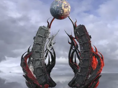 Royal Kings tower archway  3D model