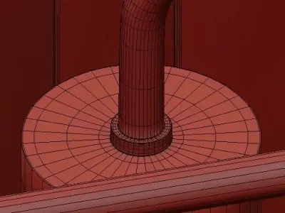 1920s Odeon Clear Glass  3D model