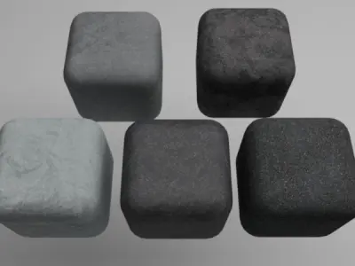 Concrete Materials Pack 2 for C4D R20 3D model