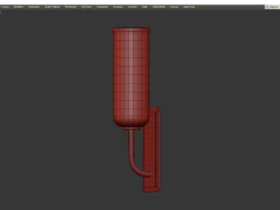 Aeon Wall Sconce Low-poly 3D model