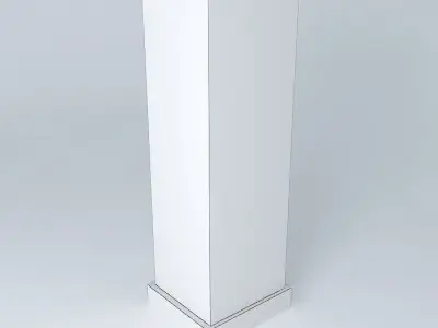 Standing lightbox Free 3D model