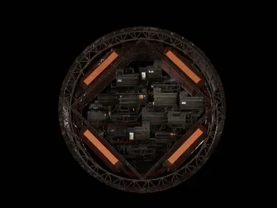 Ring City 3D model