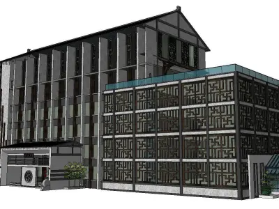 vacation spot-Resort-Fashion Leisure Hotel-0170 3D model