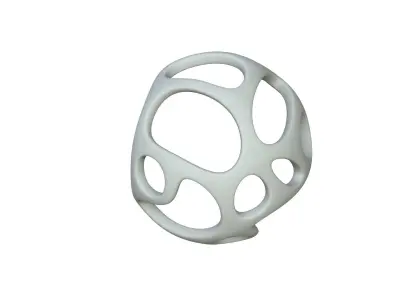 SciFi Cube Object No 43245 Low Poly Shape Texture