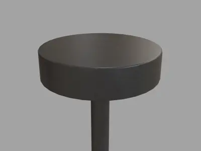 Staggered Glass 6 Light Chandelier Low-poly 3D model