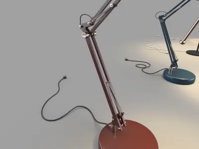 PBR Table Lamps Low-poly 3D model purchase