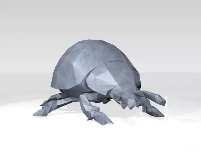 Ladybird Low Poligonal 3D model