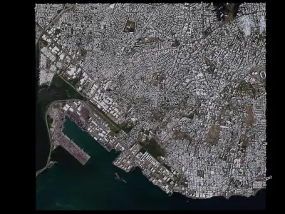 Kingston - Jamaica 3D model